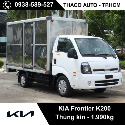 XE TẢI KIA K200 THÙNG KÍN | 1.9 TẤN - THÙNG 3.2M