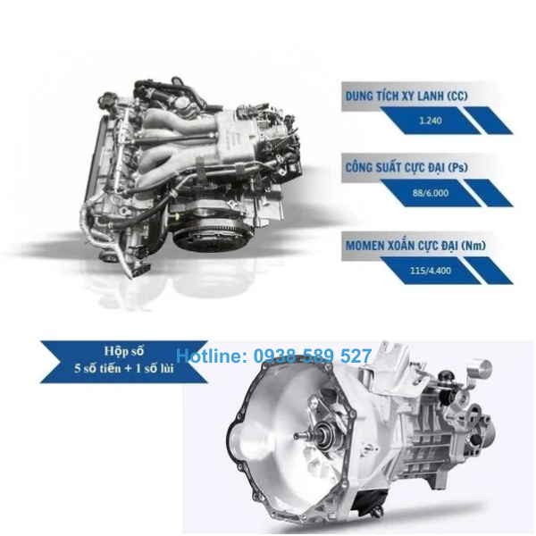 Hệ thông truyền động xe tải THACO TF220