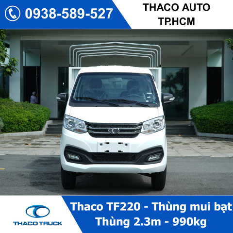 Xe tải Thaco TF220 thùng mui bạt