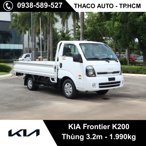 KIA K200 Thùng lửng 3.2m, tải trọng 1.990kg