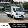 KIA K200 Thùng mui bạt 3 bửng 3.2m, tải trọng 1.990kg