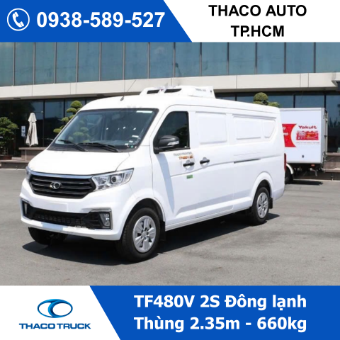 Xe tải van đông lạnh Thaco TF480V 2S