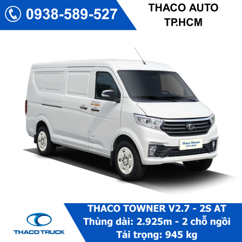 XE TẢI VAN THACO 2 CHỖ | TF480V 2S AT SỐ TỰ ĐỘNG