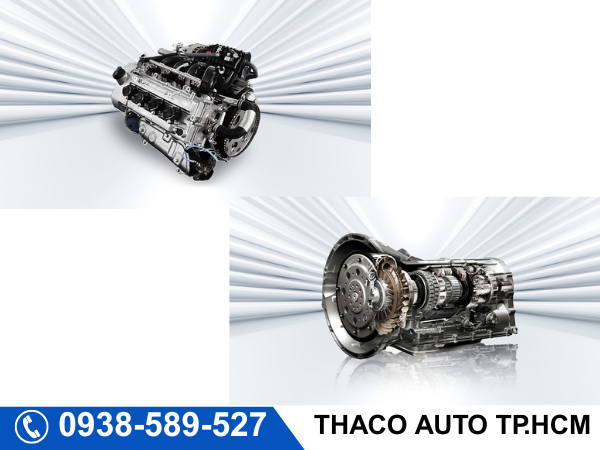 Động cơ và hộp số của Xe tải van Thaco TF450V 2S AT